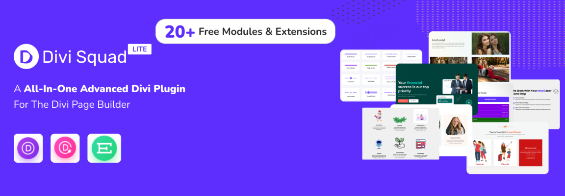 Squad Modules Lite – Advanced Divi Modules for Divi Theme, Extra Theme and Divi Builder