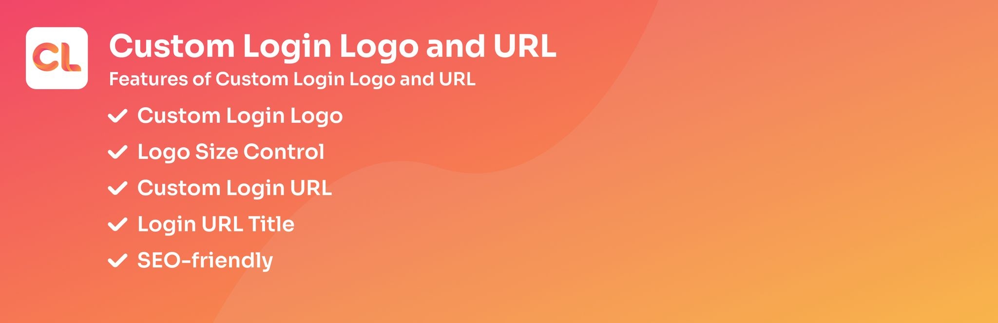 Custom Login Logo and URL