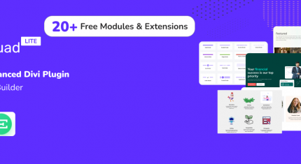 Squad Modules Lite – Advanced Divi Modules for Divi Theme, Extra Theme and Divi Builder