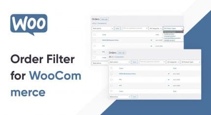 WooCommerce Order Filter